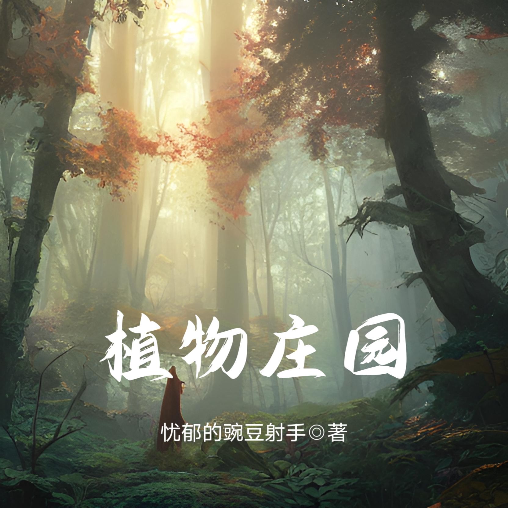 植物庄园儿童绘画